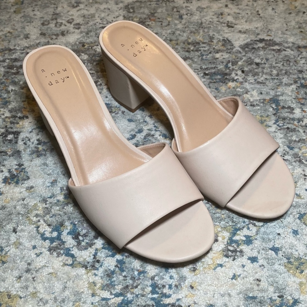 A New Day Pink Block Heel